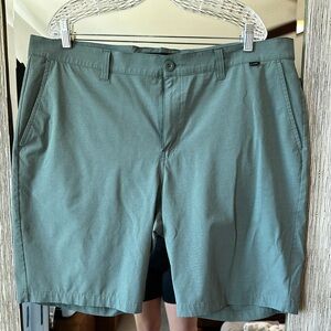 Travis Mathew Green Hybrid Shorts